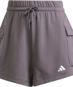 adidas Women's Pantalón Corto Essentials Small Logo French Terry Cargo
