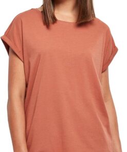 Urban Classics Ladies Extended Shoulder tee Camiseta Mujer (Pack de 1)