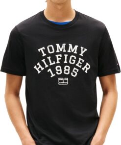Tommy Hilfiger Hilfiger Arch tee Mw0mw41470 Camiseta S/S Hombre (Pack de 1)