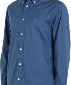 Tommy Hilfiger Camisa Hombre Flex Poplin Solid Regular Fit