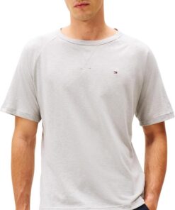 Tommy Hilfiger Camiseta de Manga Corta Hombre tee de algodón