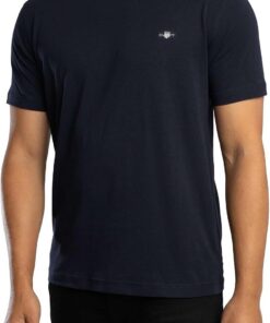 GANT Camiseta con Escudo Impreso Camiseta Hombre