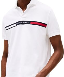Tommy Hilfiger Polo de Manga Corta Hombre Chest Insert Regular Fit