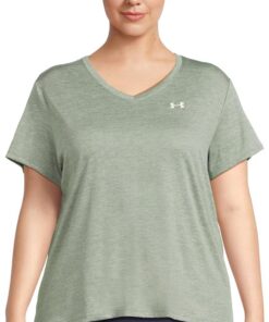 Under Armour Women's UA Tech™ Twist V-Neck Short Sleeve Tech SSV- Twist Mujer (Pack de 1)