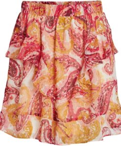 Vila Vifalia Fine HW Skirt/Su Minifalda Mujer