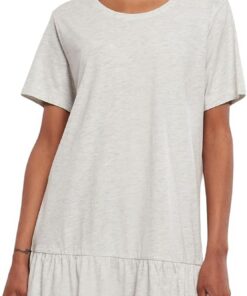 Urban Classics Ladies Valence tee Mujer Vestido Corto Negro 100% algodón