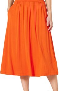 Amazon Essentials Mujer Falda Midi de Punto con Tirantes