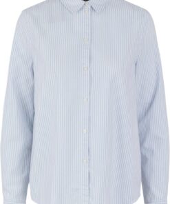 Pieces Pcirena LS Oxford Shirt Noos Blusa Mujer