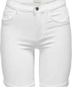 ONLY Denim Shorts ONLRAIN Mid Waist Bodycon Fit Denim Shorts