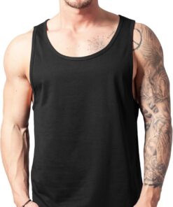 Urban Classics Jersey Big Tank Hombre Top Tirante Ancho Negro Regular