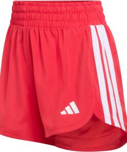 adidas Pacer Workout Woven High Rise Shorts - Pantalones Cortos Mujer