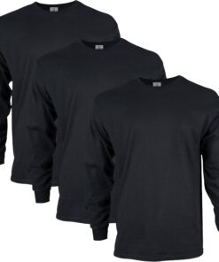 Gildan Camiseta de Manga Larga, de Ultra Cotton, Estilo G2400, Camiseta para Hombre