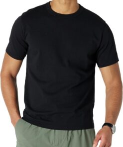 Amazon Essentials Hombre Camiseta de Corte Holgado de Algodón Grueso