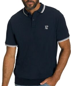 JP 1880 Polo, Bauchfit, Piqué, Manga Al Codo, hasta La XL Camiseta para Hombre