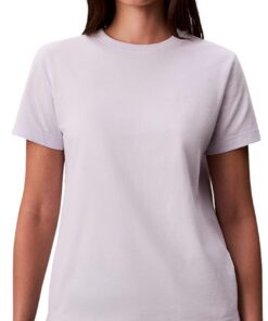 Calvin Klein Camiseta de Manga Corta Mujer Archive Jersey tee con Cuello Redondo