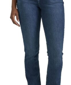 Lee Plus Size Ultra Lux Comfort with Flex Motion Straight Leg Jeans - Vaqueros de Pierna Recta Ultra Lux Comfort con Flex Motion - Mujer