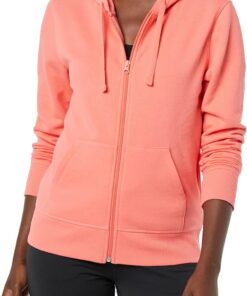 Amazon Essentials Mujer Sudadera con Capucha de Forro Polar con Cremallera Completa (Disponible en Tallas Grandes)