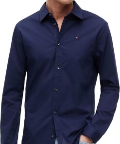 Tommy Jeans Camisa Hombre Original Stretch Manga Larga