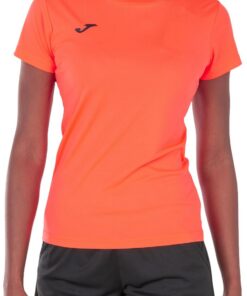 Joma Camiseta Deportiva Manga Corta Mujer, 6XS - 3XL - Mantiene Seco el Contacto con el Cuerpo, Ideal para Running o Gym - Combi