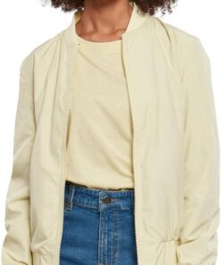 URBAN CLASSICS Chaqueta Bomber para Mujer con Bolsillos, Chaqueta Entretiempo otoño y primavera, Cazadora Acolchada de Corte Old School