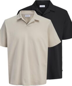 JACK & JONES Jjdevin Daytona Struc Res Polo 2pk MP Jjdevin Daytona Struc Res Polo 2Pk MP Hombre (Pack de 2)