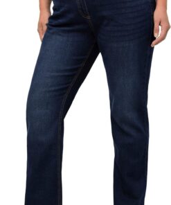 Ulla Popken Womenswear Plus Size Curvy Marie Fit Bootcut Stretch Jeans 724599