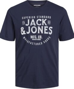 Jack & Jones Jjejeans tee SS O-Neck Noos 23/24 Camiseta Hombre (Pack de 1)