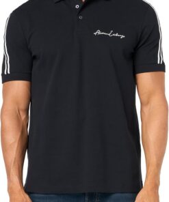 Armani Exchange Signature Logo Polo Polo con Logotipo Distintivo Hombre