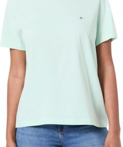 GANT Printed Archive Shield T-Shirt Camiseta Mujer (Pack de 1)