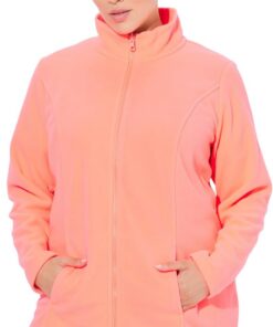 Ulla Popken Mujer Sudadera con Cremallera
