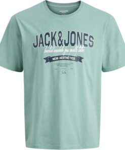 JACK & JONES Jjelogo tee SS O-Neck 2 Col Ss26 Sn Jjelogo tee SS O-Neck 2 Col Ss26 Sn Hombre (Pack de 1)