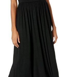 Amazon Essentials Mujer Vestido Largo sin Mangas y con Cintura (Talla Grande Disponible)