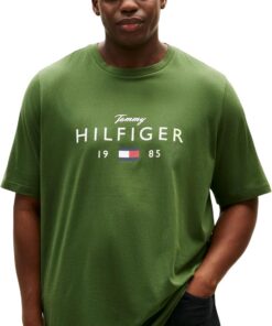 Tommy Hilfiger BT-Brand Love Big Hilfiger tee-b Mw0mw43005 Camiseta S/S Hombre (Pack de 1)