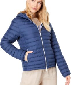 ECOALF, Abrigo Mujer Atlanticalf, de Poliéster Reciclado, con Cuello Redondo, Relleno de Fellex, Ultraligero y Cómodo, Chaqueta Mujer