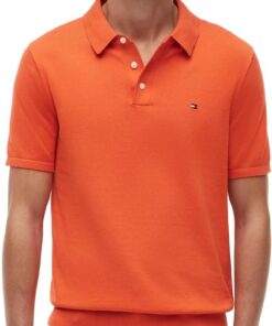 Tommy Hilfiger Polo de Manga Corta Hombre Essential Cotton Knitted Dick