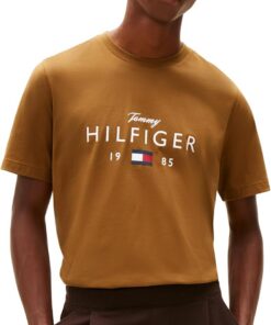 Tommy Hilfiger Brand Love Big Hilfiger tee Mw0mw41455 Camiseta S/S Hombre (Pack de 1)