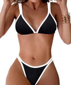 TASHEHE Tanga Juego de Bikini Mujer