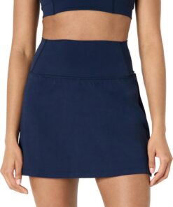 Amazon Essentials Mujer Falda Deportiva FormFlex para Tenis, Suave, con Pantalones Cortos con Bolsillos Integrados