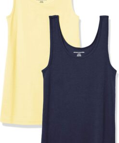 Amazon Essentials Mujer Camiseta de Tirantes de Ajuste Entallado