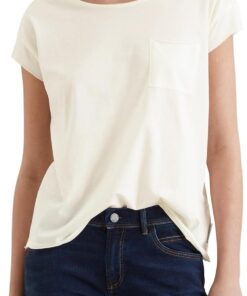 Marc OߴPolo Denim Mujer Camiseta de algodón orgánico Relaxed fit