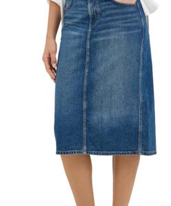 Lee Legendary Denim Skirt Falda Vaquera para Mujer