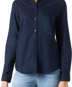 Pieces Pcirena LS Oxford Shirt Noos Blusa Mujer