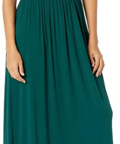 Amazon Essentials Mujer Vestido Largo sin Mangas y con Cintura (Talla Grande Disponible)