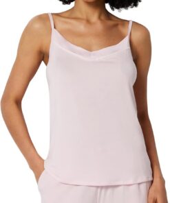 Amazon Essentials Mujer Conjunto de Pijama de Mezcla de Modal, Camisola con Pantalones Cortos
