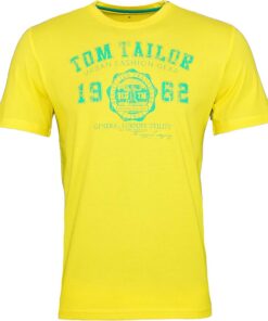 TOM Tailor Camiseta para Hombre con Logotipo Estampado de algodón