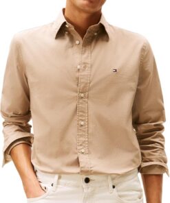Tommy Hilfiger Camisa Hombre Flex Poplin Solid Regular Fit