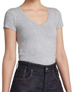 G-Star Mujer Base V-Neck Cap Top