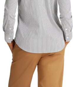 Tommy Hilfiger Camisa Mujer Poplin Regular con Cuello francés