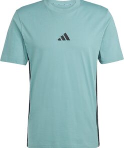 Adidas Hombre Essential Three Stripes Single Jersey tee