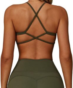 IMEKIS Gym Set Damen Sport Outfit Strappy Rücken Sportbh mit Shorts 2 Teilig Yoga Pilates Kleidung kurz Sportanzug Fitness Workout Activewear